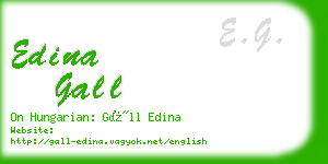 edina gall business card